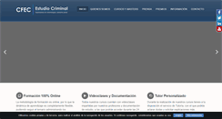 Desktop Screenshot of estudiocriminal.eu